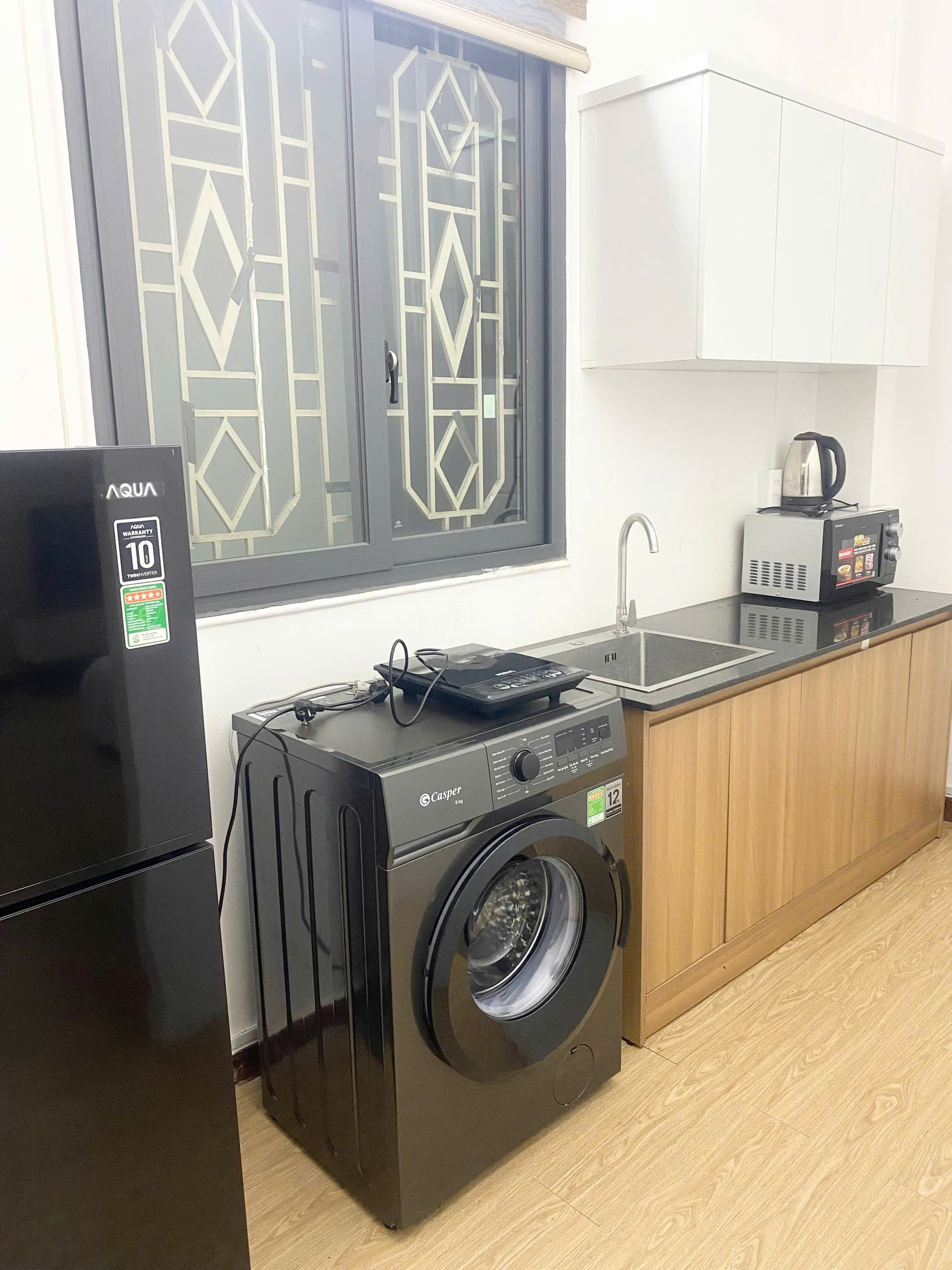 Bếp và máy giặt